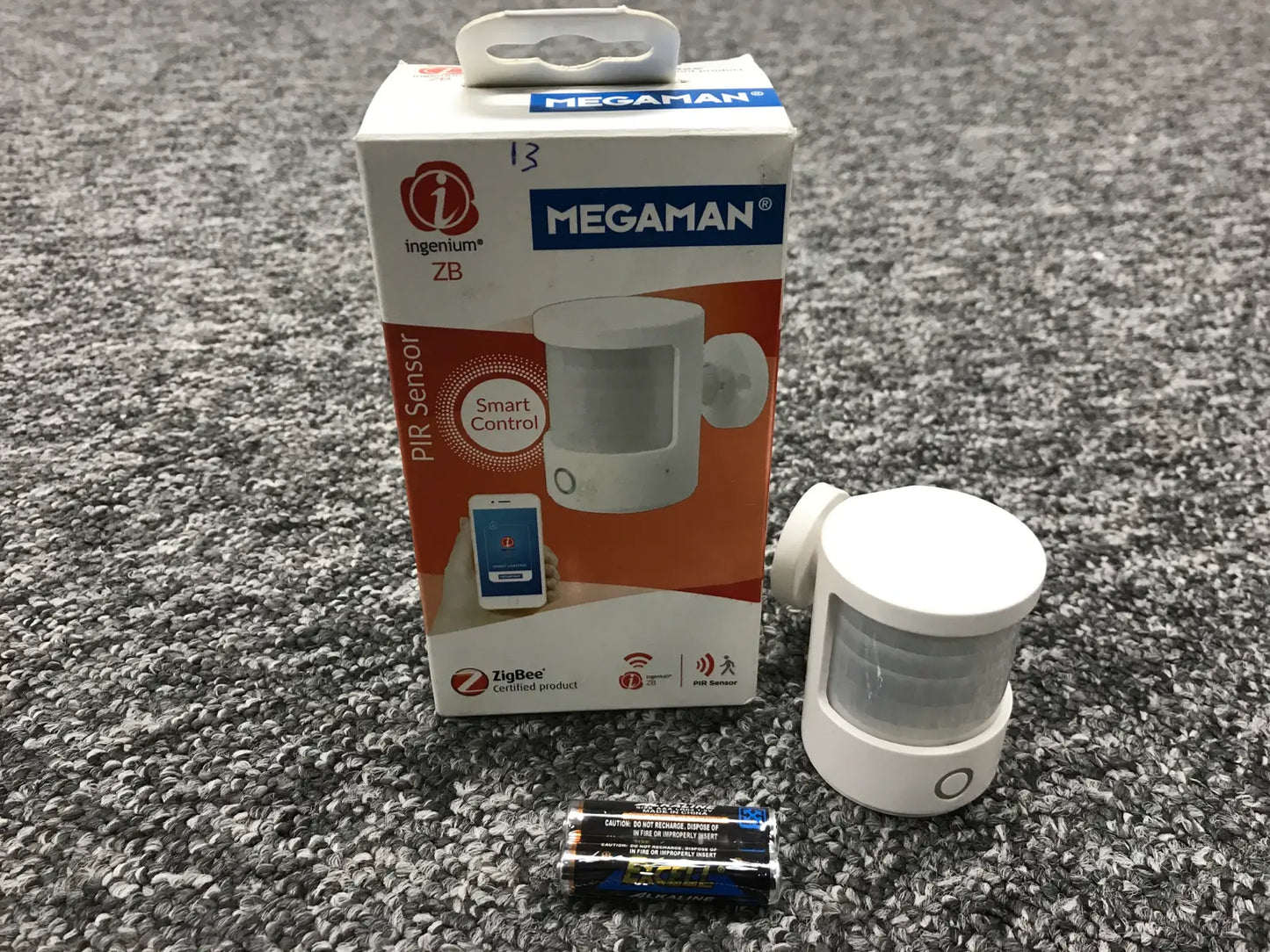 Senzor de Mișcare Inteligent MEGAMAN PIR – ZigBee, Smart Control