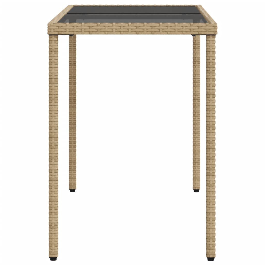 Set mobilier de grădină cu perne, 5 piese, bej, poliratan