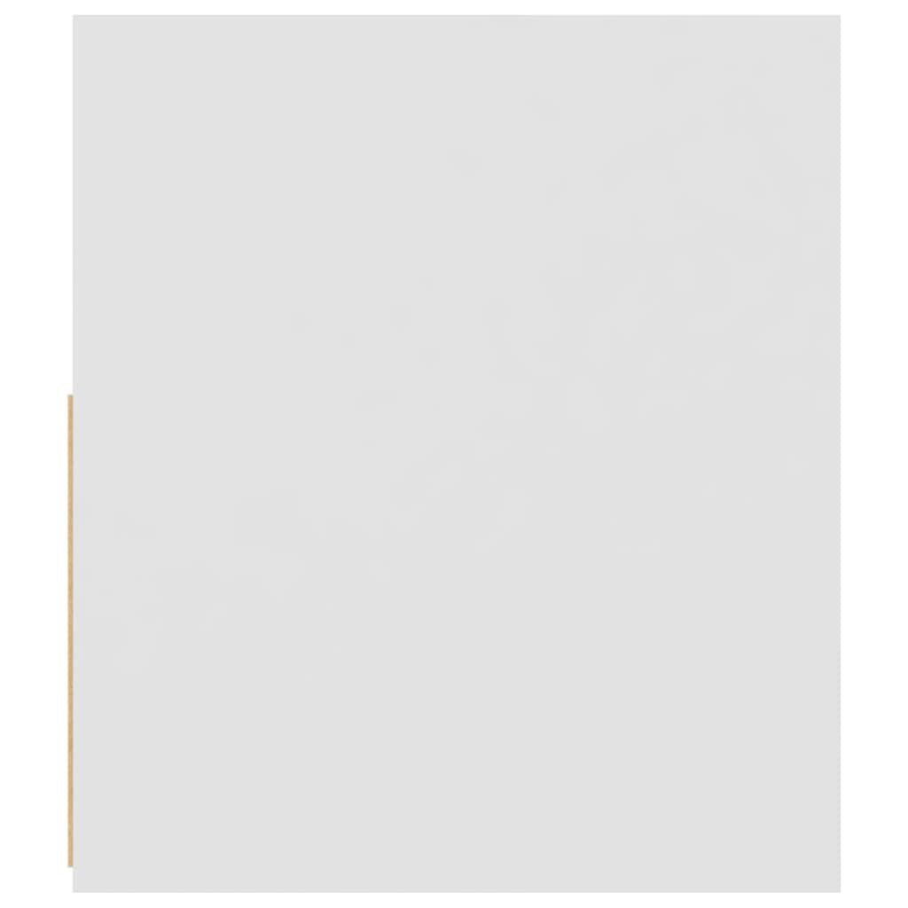 Comodă TV cu lumini LED, alb, 120x35x40 cm