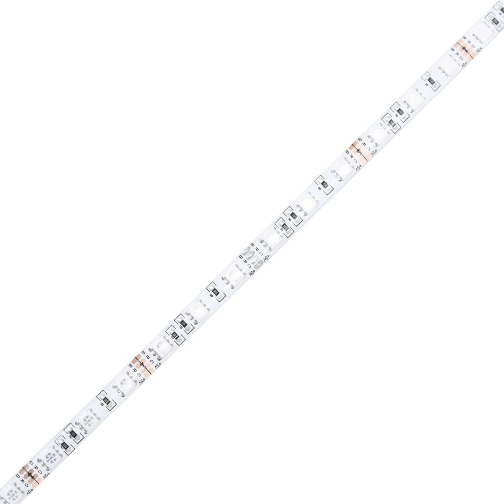 Tăblie de pat cu LED, alb, 140x18,5x103,5 cm, lemn