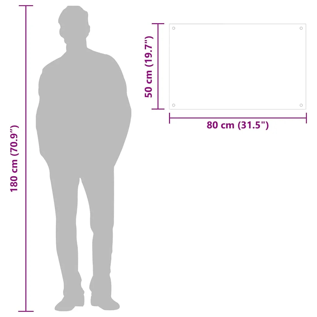 Panou antistropi de bucătărie, negru 80x50 cm sticlă securizată