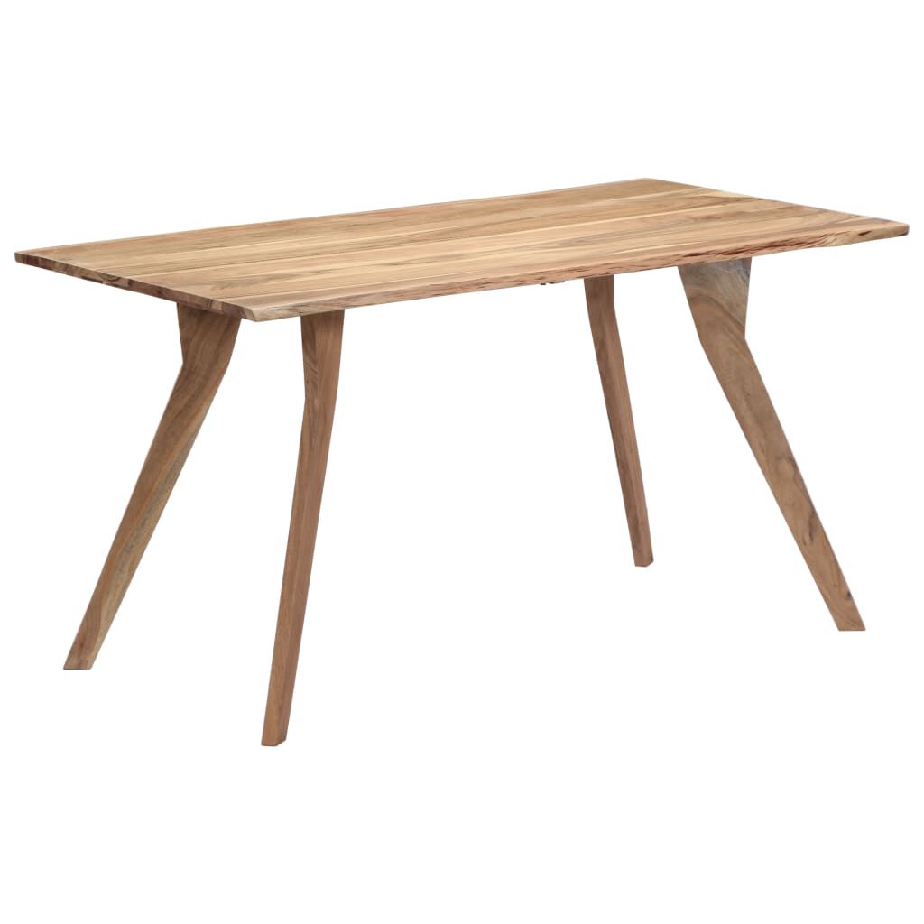 Masă de bucătărie, 140 x 80 x 76 cm, lemn masiv de acacia