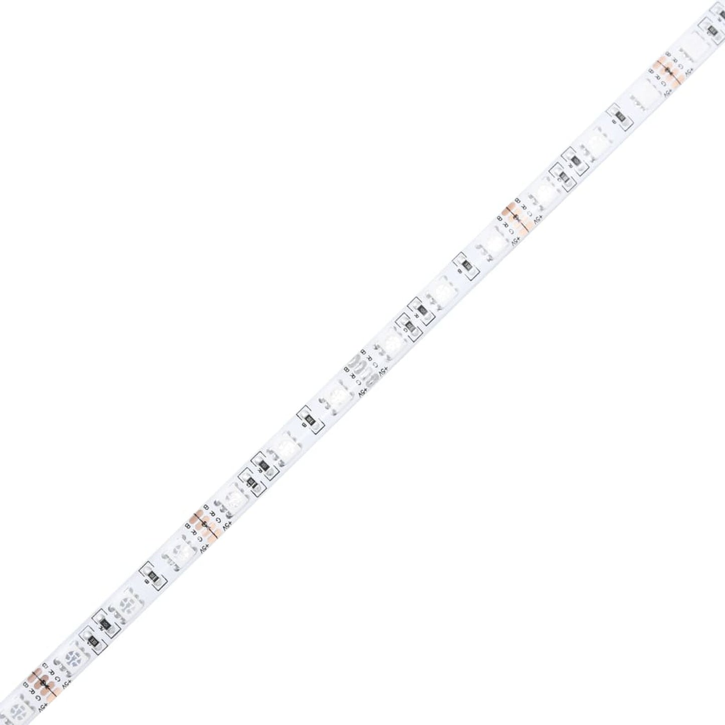 Cadru de pat cu LED, alb, 160x200 cm, lemn masiv