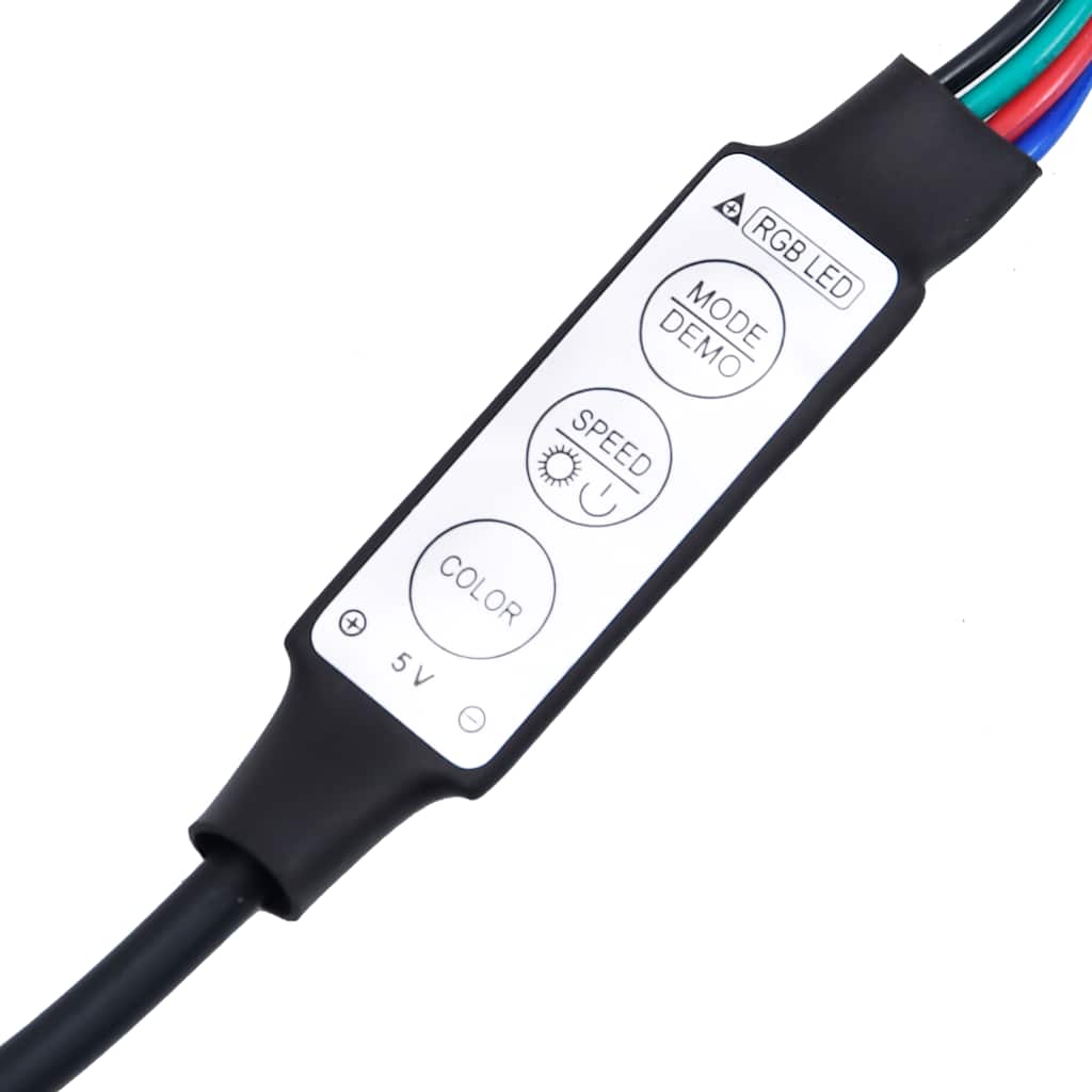 Comodă TV cu lumini LED, stejar sonoma, 160x35x40 cm
