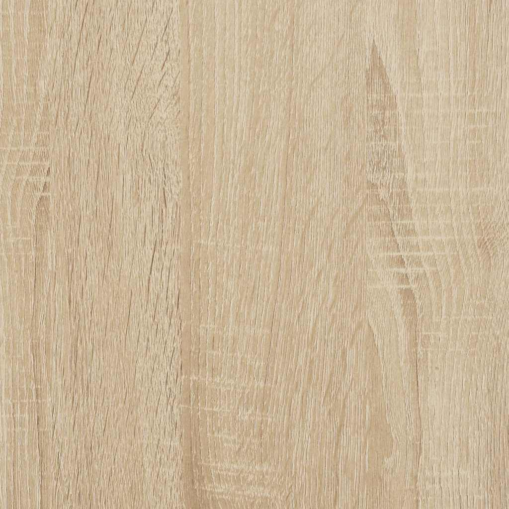 Tăblie de pat cu LED, stejar sonoma, 160x18,5x103,5 cm, lemn