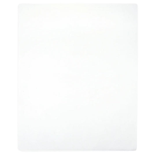 Cearșaf de pat cu elastic, alb, 160x200 cm, bumbac