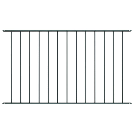 Panou de gard, antracit, 1,7 x 1 m, oțel vopsit electrostatic