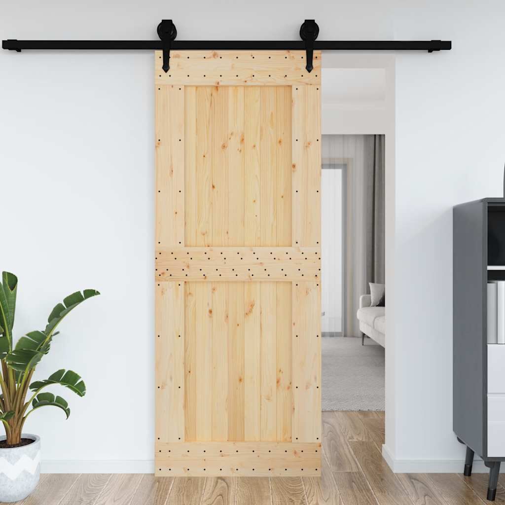 Ușă âNARVIK”, 90x210 cm, lemn masiv de pin