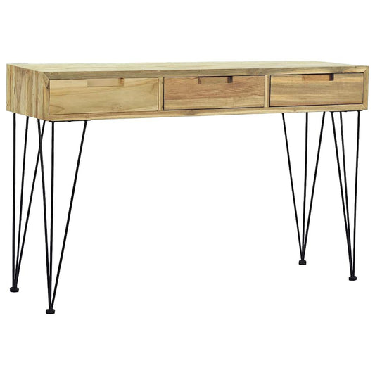 Masă consolă, 120x35x76 cm, tec masiv