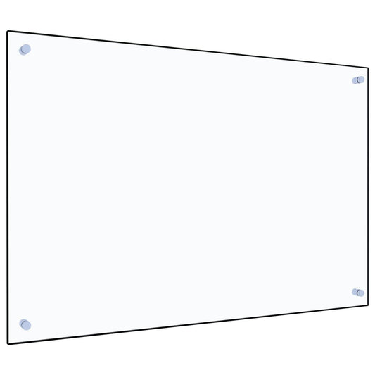 Panou antistropi bucătărie transparent 90x60 cm sticlă securiz.