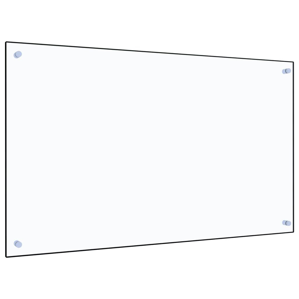 Panou antistropi bucătărie transparent 100x60cm sticlă securiz.