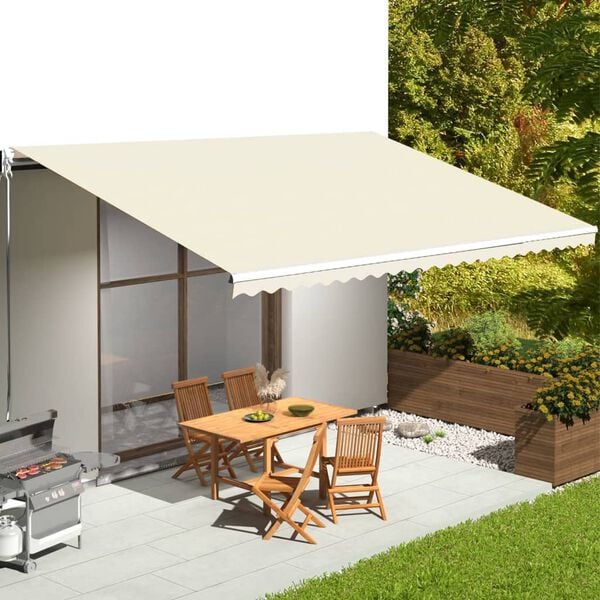 Pânză de rezervă copertină, crem, 6x3,5 m