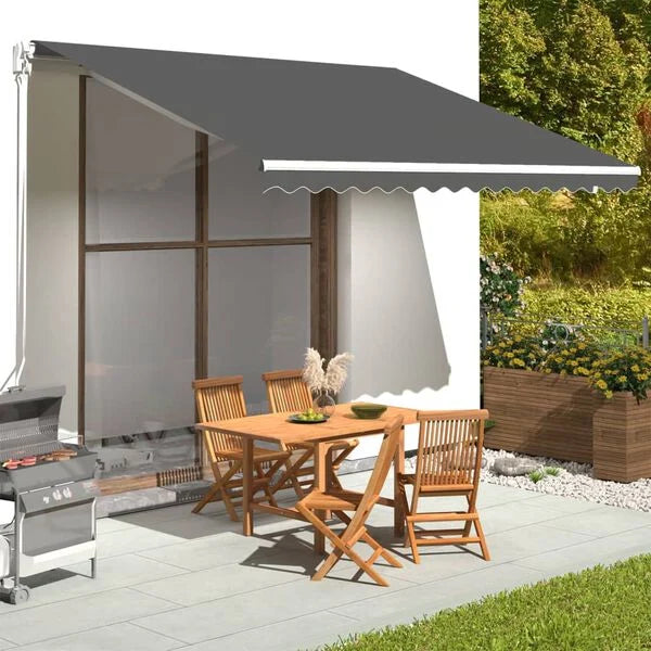 Pânză de rezervă copertină, antracit, 4x3,5 m
