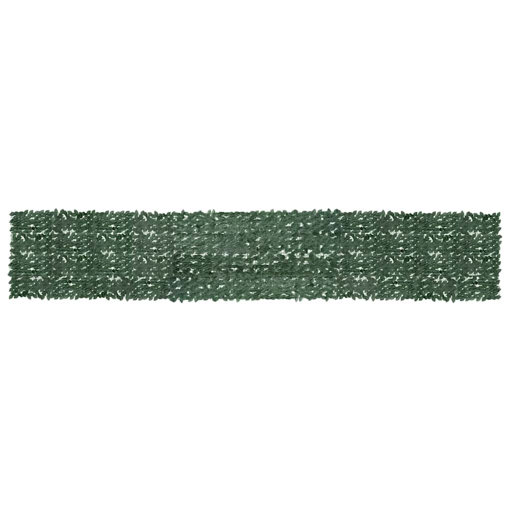 Paravan de balcon, frunze verde închis, 600x100 cm