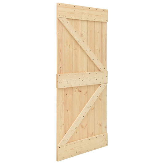 Ușă NARVIK natural 100 x 210 cm Lemn de Pin Solid