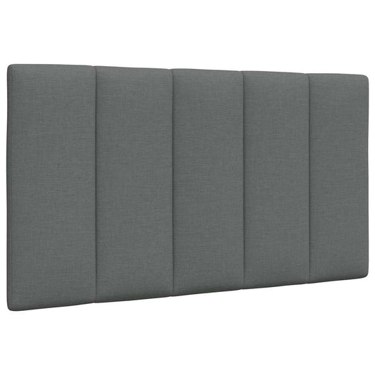 Pernă pentru tăblie de pat, gri închis, 80 cm, material textil