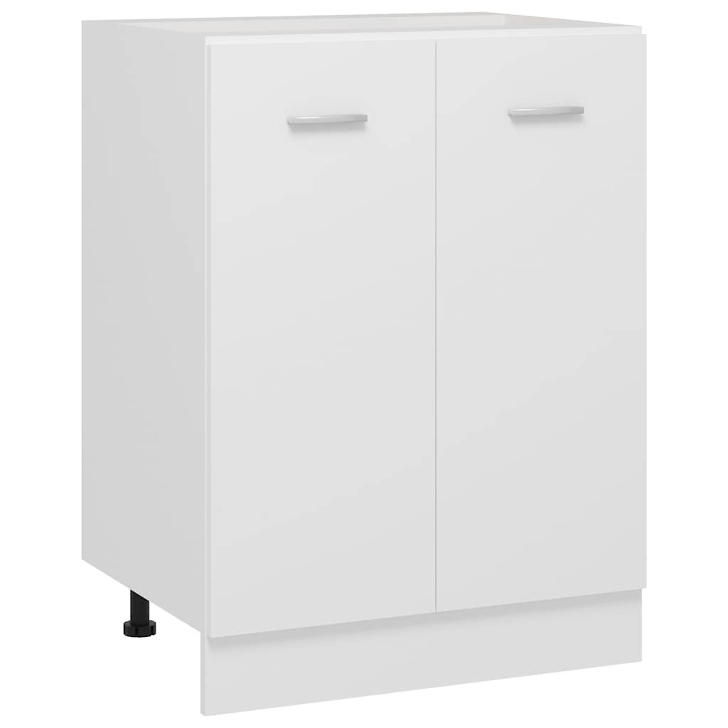 Dulap inferior “Lyon”, alb, 60 x 46 x 81,5 cm, lemn prelucrat