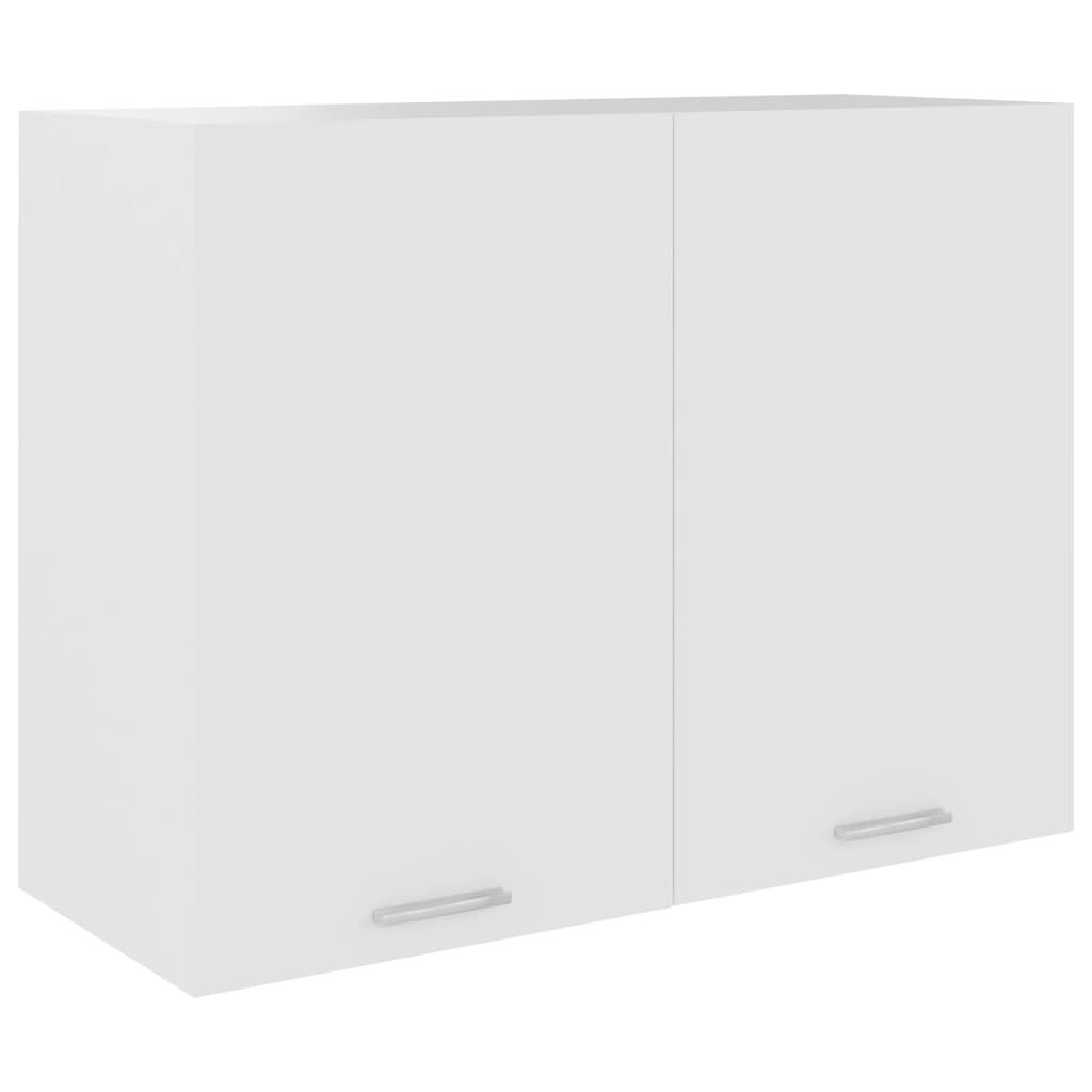 Dulap suspendat “Lyon”, alb, 80 x 31 x 60 cm, lemn prelucrat