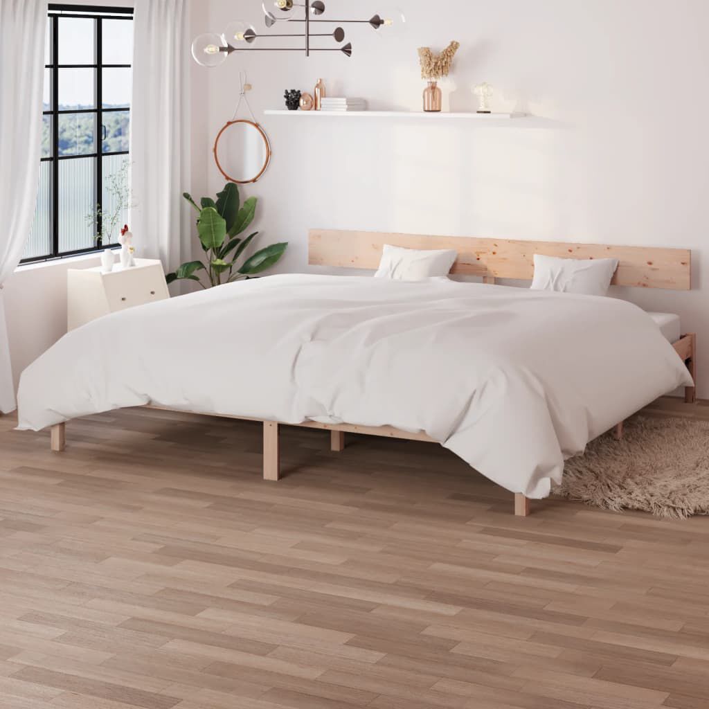 Cadru de pat Super King, 180x200 cm, lemn masiv de pin