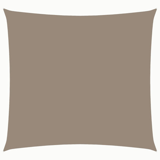Pânză parasolar, gri taupe, 2x2 m, țesătură oxford, pătrat