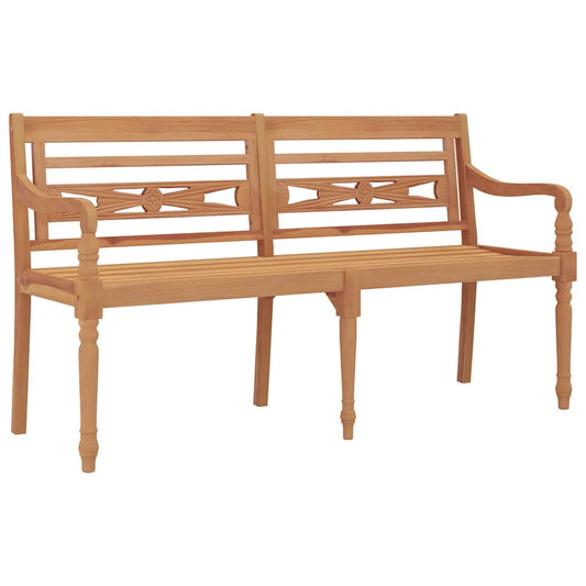 Bancă Batavia, 150 cm, lemn masiv de tec