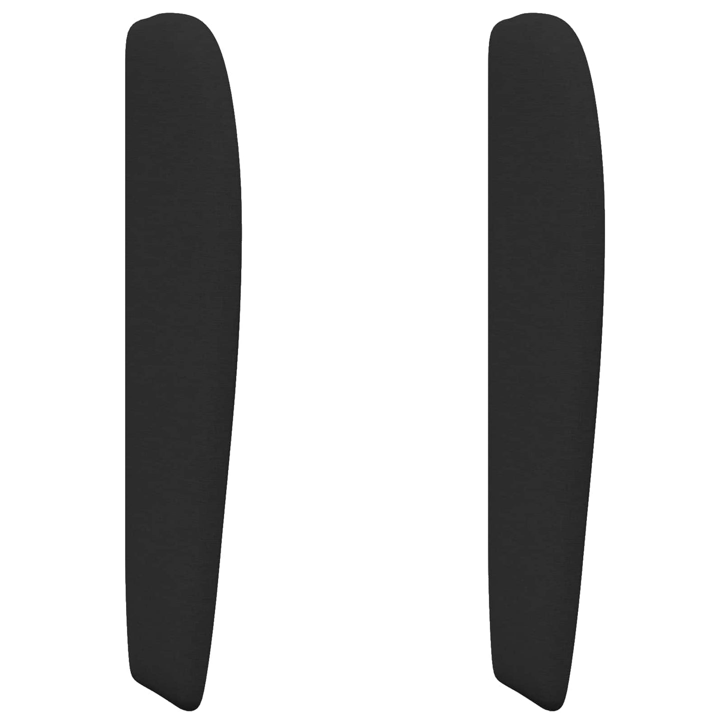 Ureche pentru Tăblie Negru 80 x 23 x 6 cm țesătură