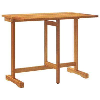Masă de balcon pliabilă, 90x60x72 cm, lemn masiv de acacia