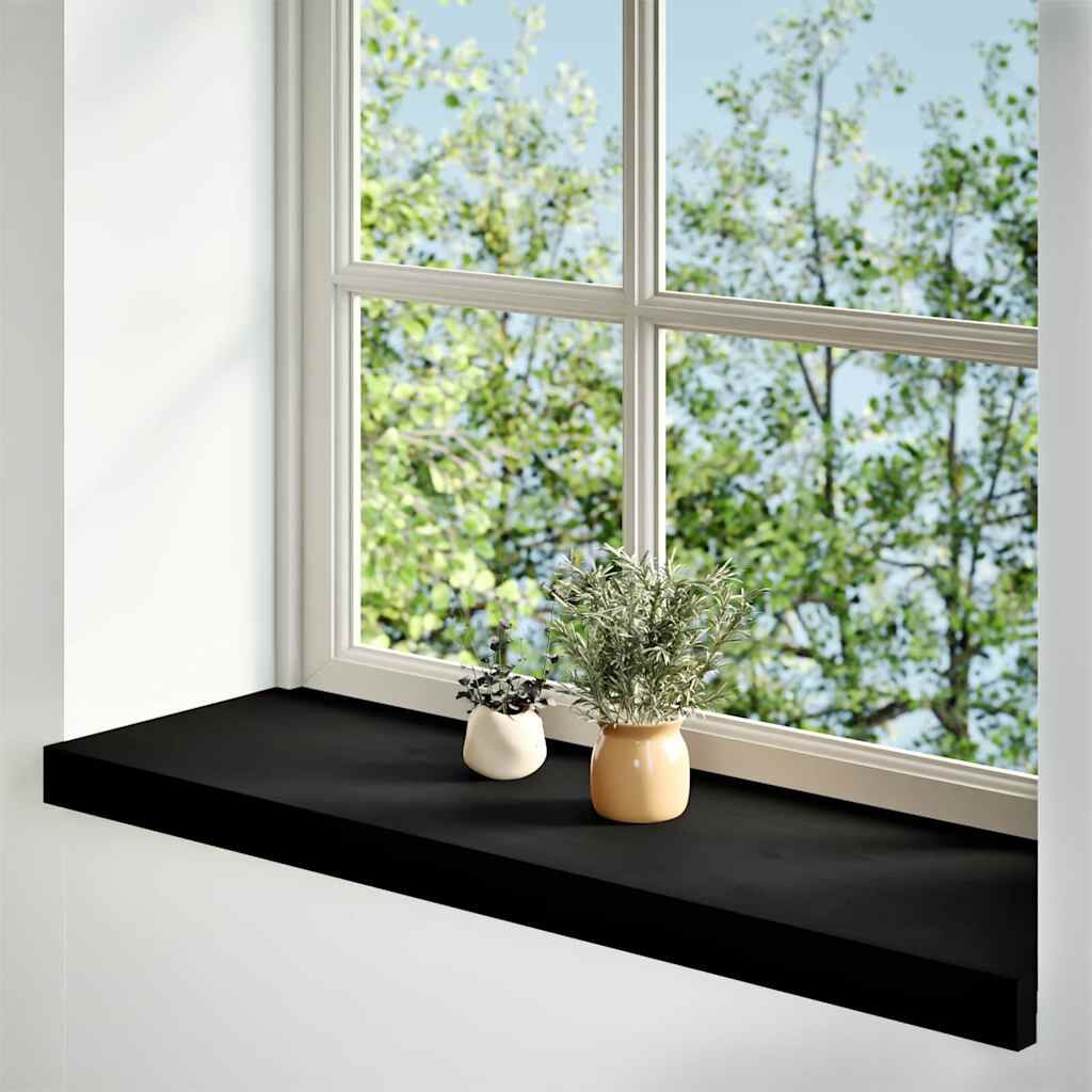 Glafuri 2 buc maro foarte închis 90x25x2 cm lemn masiv de stejar
