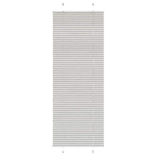 Jaluză plisată gri deschis 70x200 cm Lățime țesătură 69,4 cm