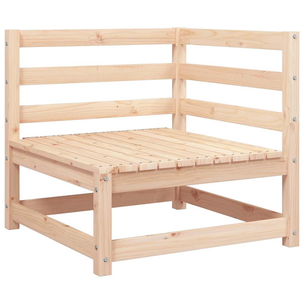 Set mobilier gradina cu perne, 3 piese, lemn masiv de pin