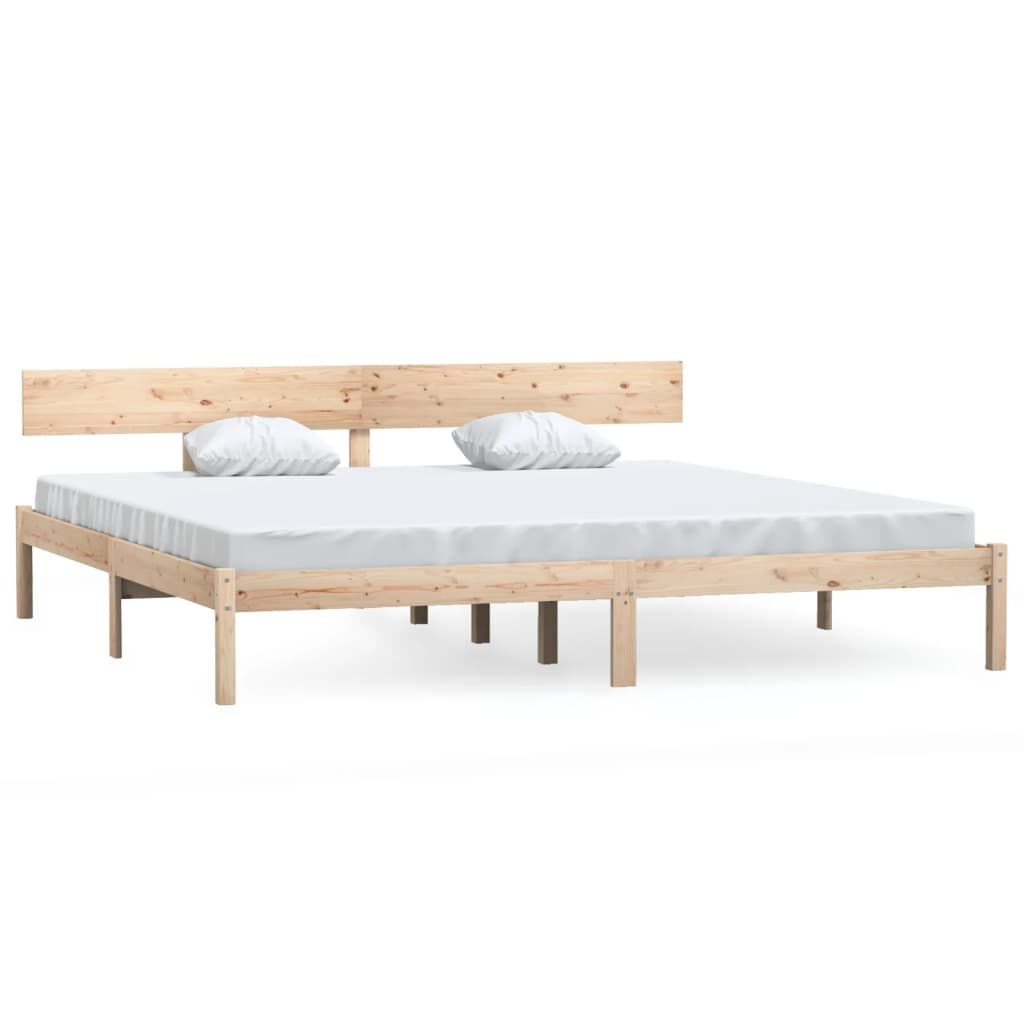 Cadru de pat Super King, 180x200 cm, lemn masiv de pin