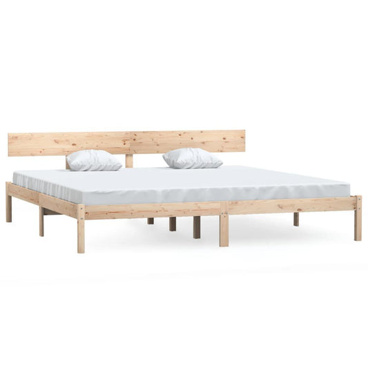 Cadru de pat Super King, 180x200 cm, lemn masiv de pin