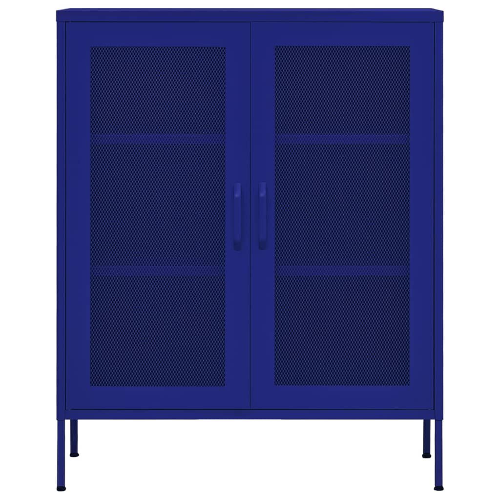 Dulap de depozitare, bleumarin, 80x35x101,5 cm, oțel