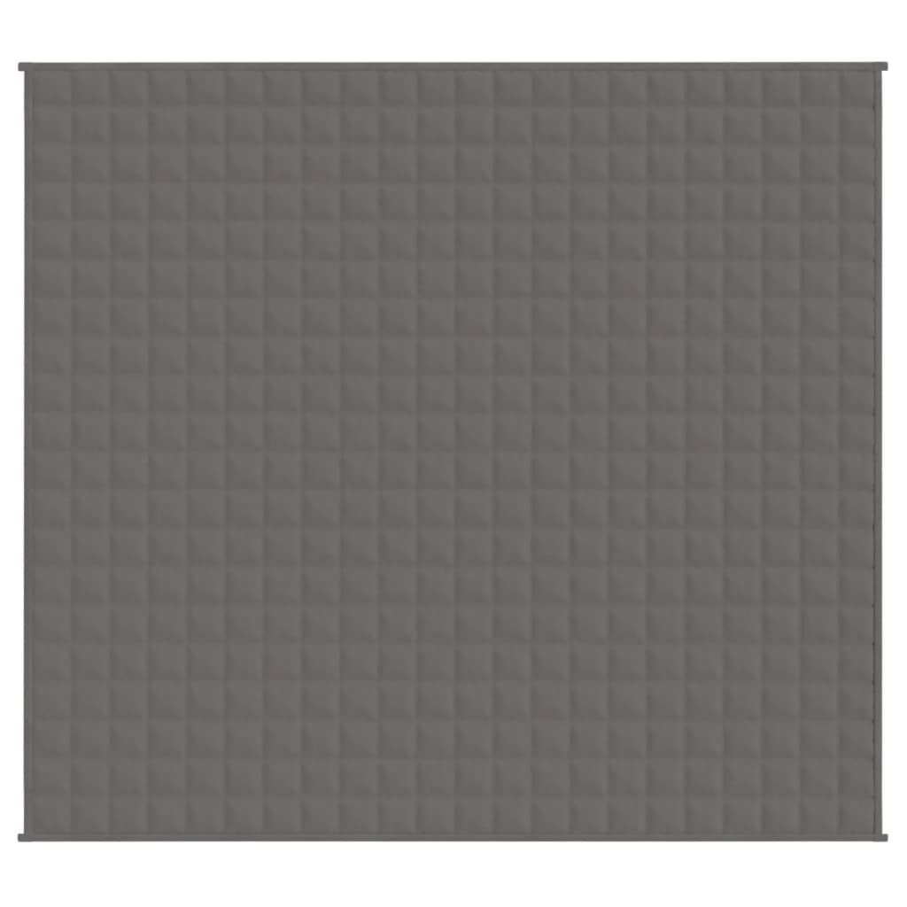 Pătură cu greutăți, gri, 200x225 cm, 9 kg, material textil