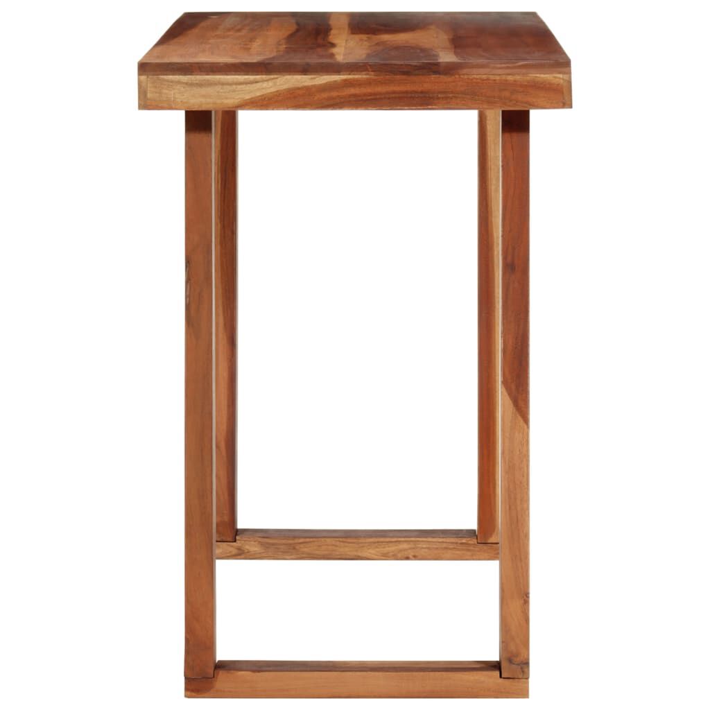 Masă de bucătărie, 110x50x76 cm, lemn masiv de acacia