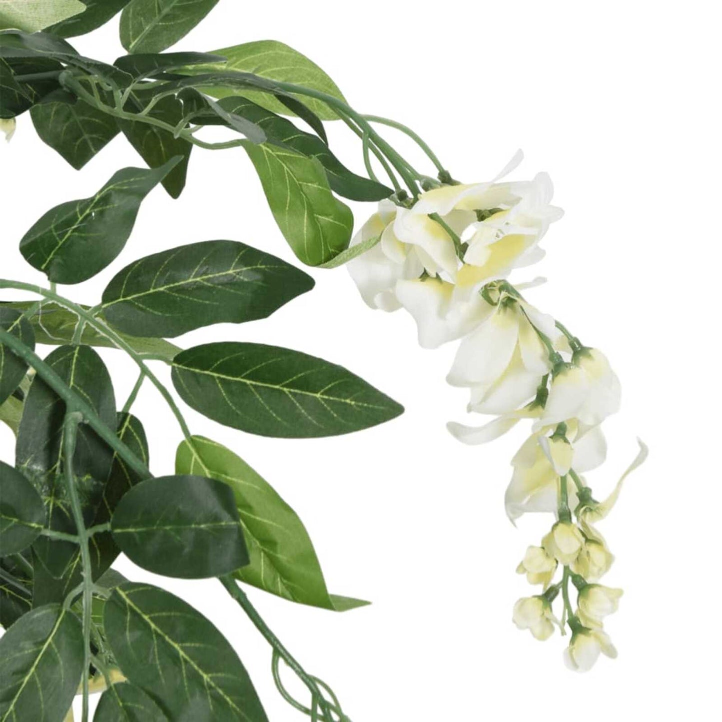 Arbore artificial wisteria 1260 frunze 180 cm verde și alb