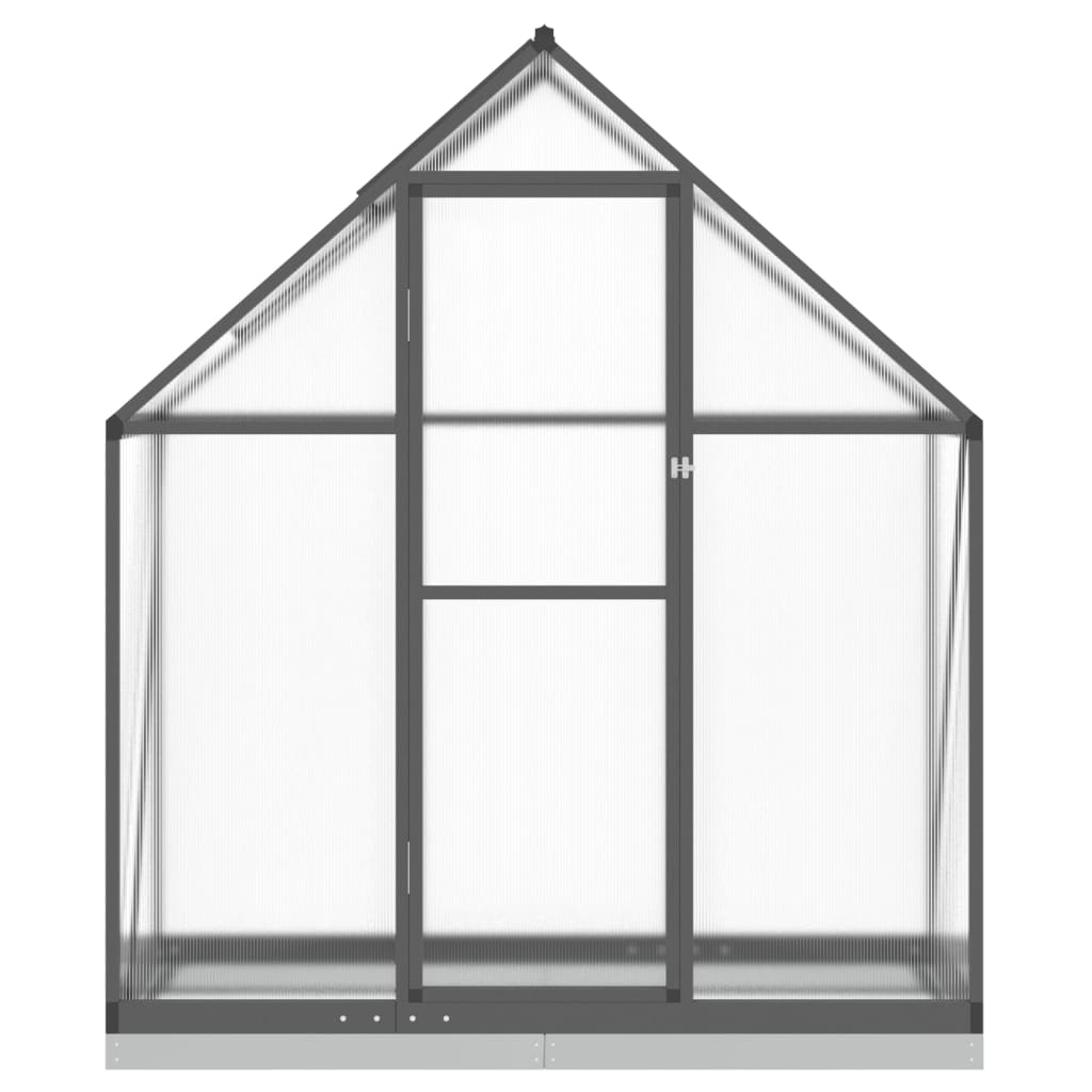 Sere cu cadru de bază, antracit, 169x58x202 cm, aluminiu