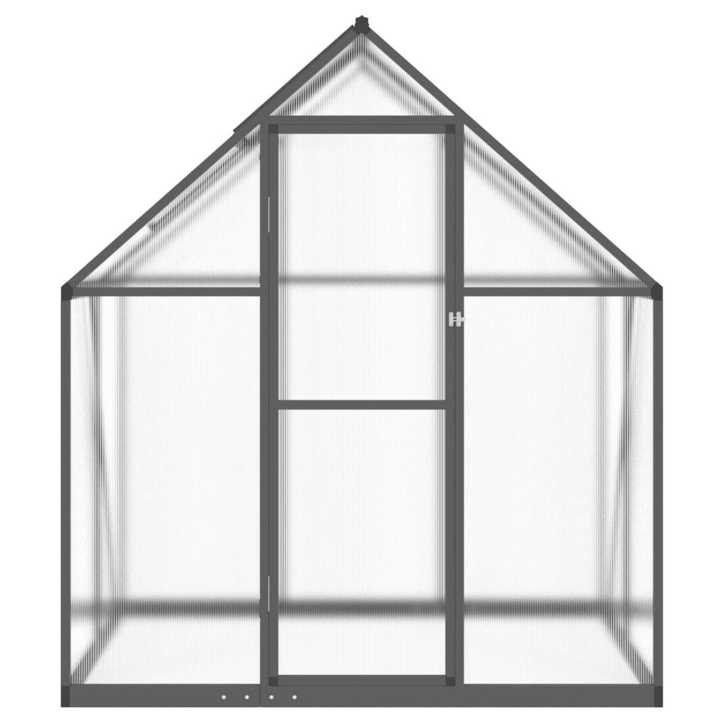 Sere cu cadru de bază, antracit, 169x114x195 cm, aluminiu