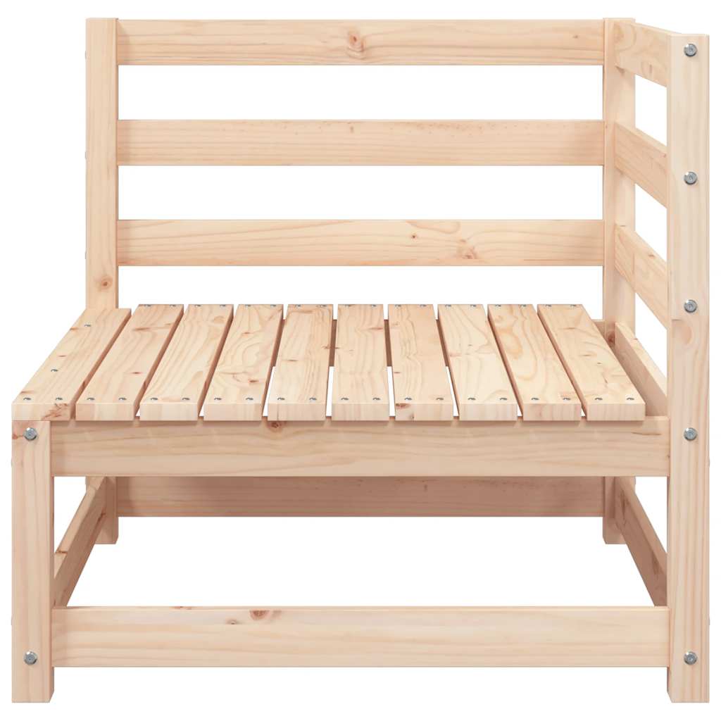 Set mobilier gradina cu perne, 3 piese, lemn masiv de pin