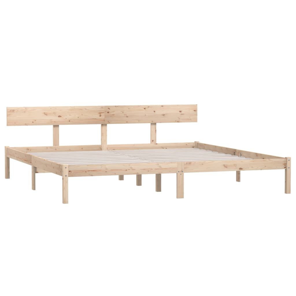 Cadru de pat Super King, 180x200 cm, lemn masiv de pin