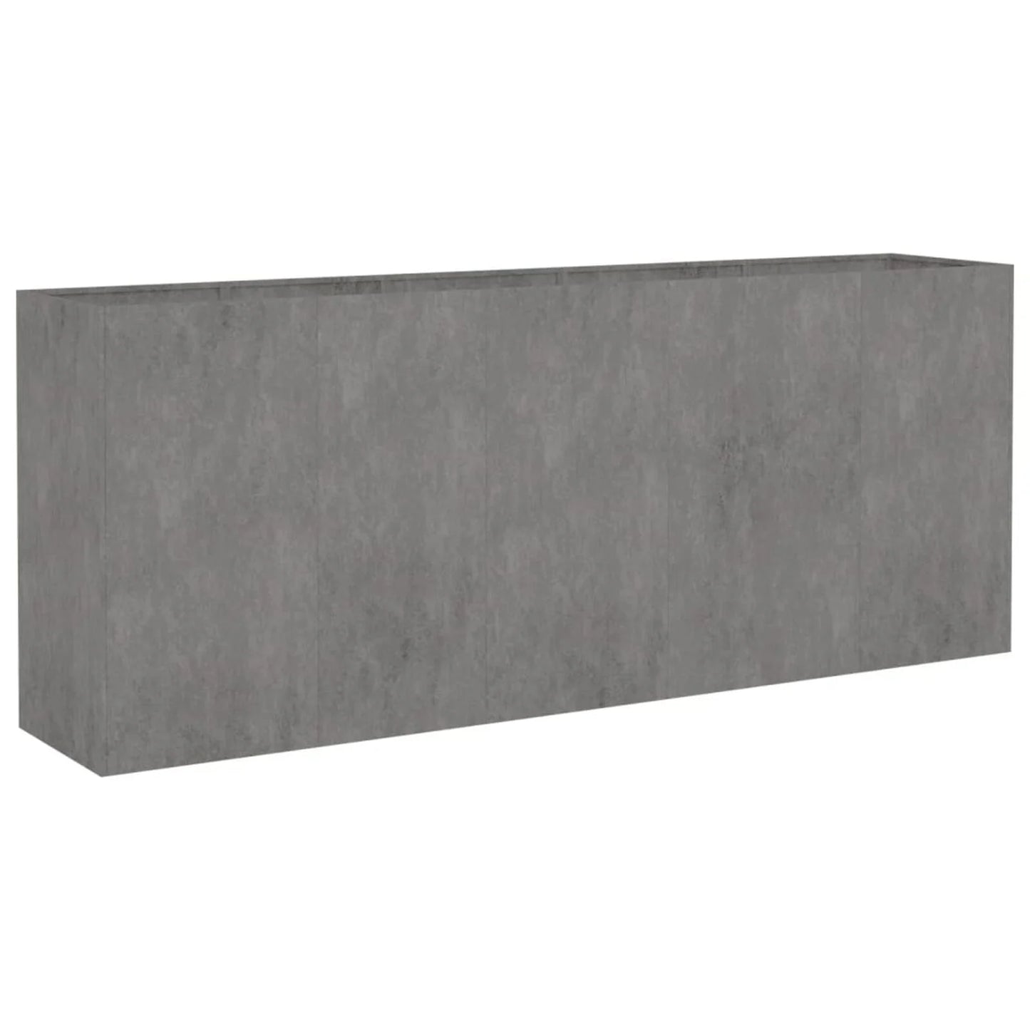 Strat înălțat de grădină, 200x40x80 cm, oțel corten