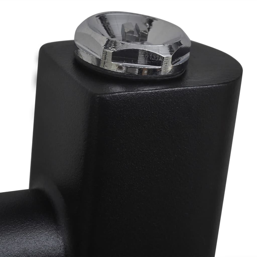 Radiator port-prosop încălzire centrală baie drept, negru, 600x1140 mm