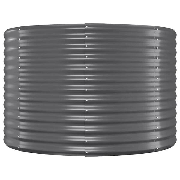 Strat înălțat grădină 249x100x68 cm oțel vopsit electrostatic