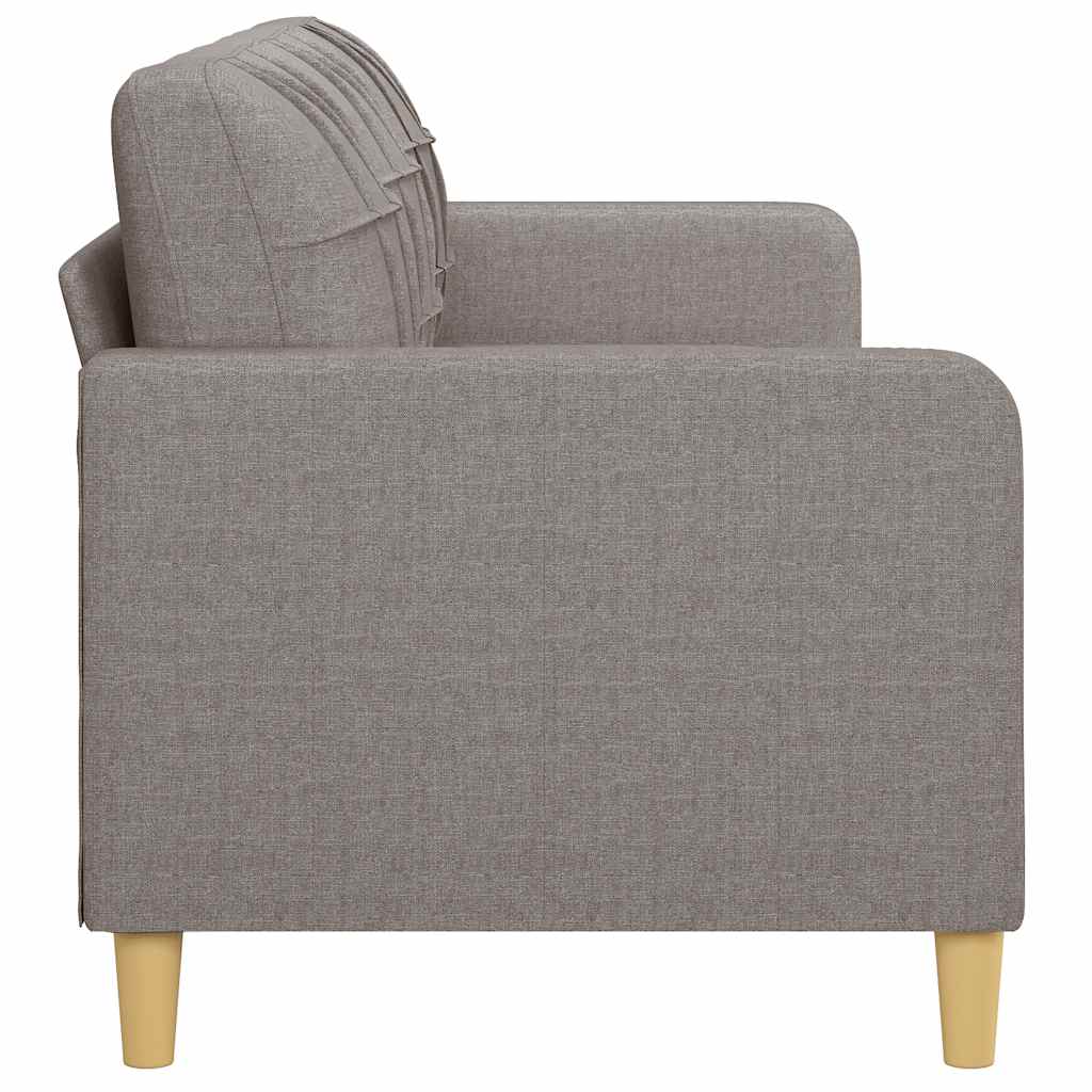 Canapea cu 3 locuri, taupe, 180 cm, material textil