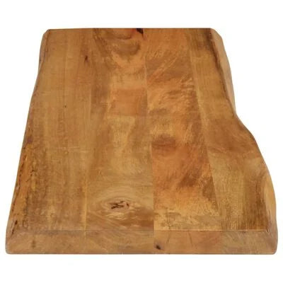 Blat masă cu margini naturale, 120x36x2,5 cm, lemn masiv mango