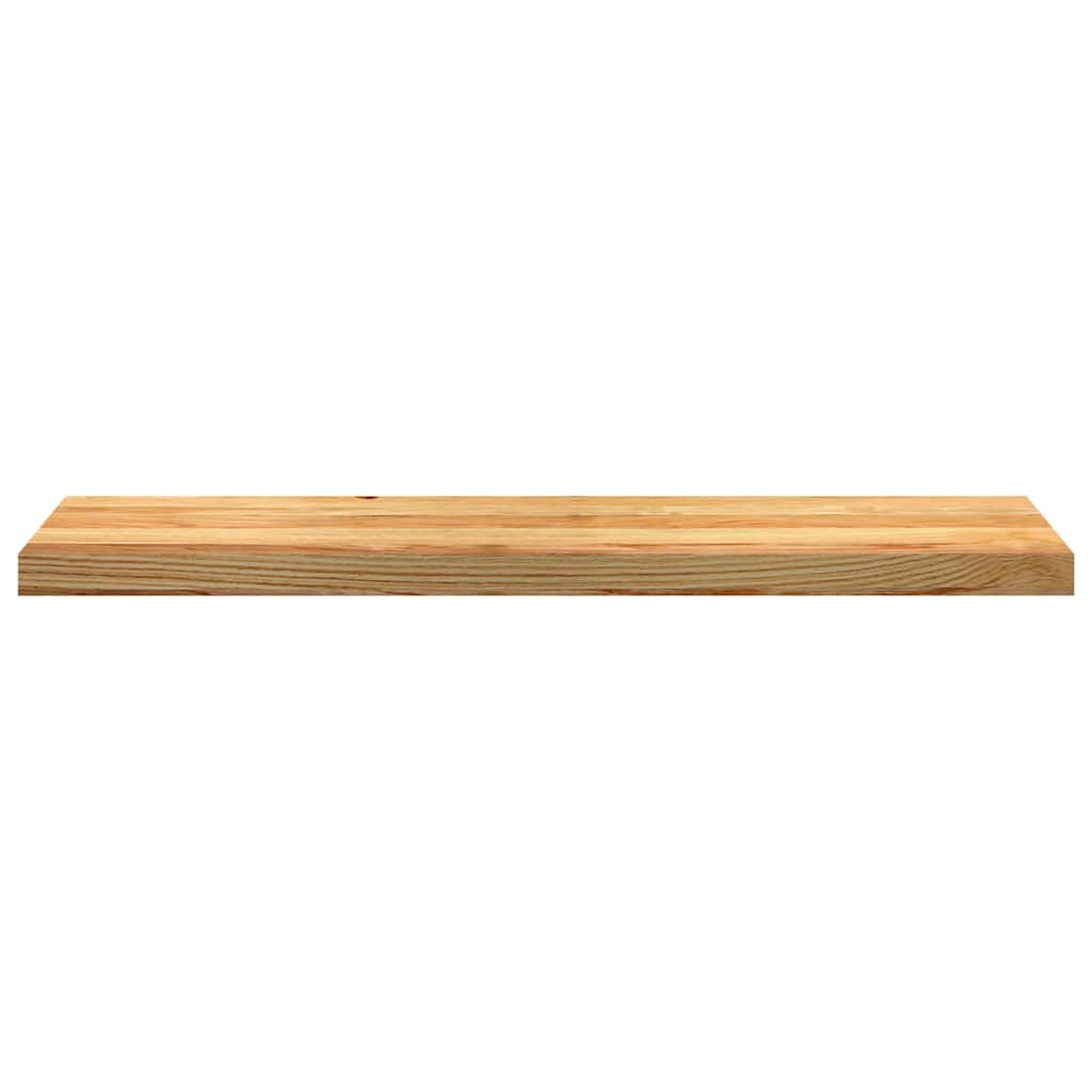 Pervaz 2 buc lemn masiv de maro deschis 100x30x2 cm