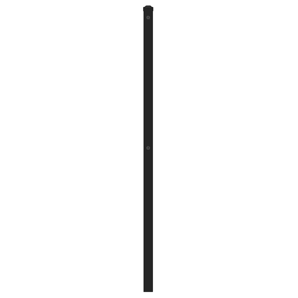 Tăblie de pat de schimb, stejar sonoma, 160 cm, fier și lemn prelucrat