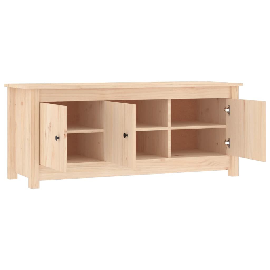 Dulap pentru pantofi, 110x38x45,5 cm, lemn masiv de pin