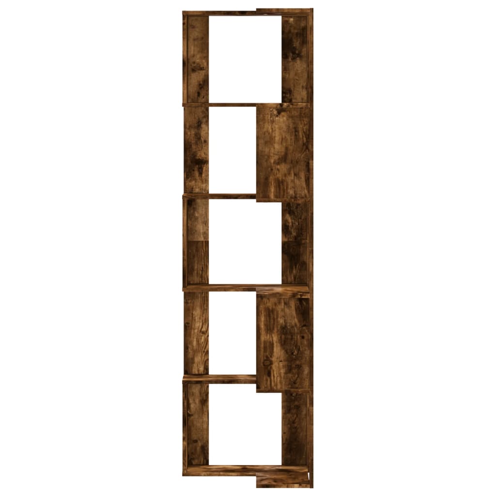 Bibliotecă 5 niveluri stejar 50x50x179cm lemn prelucrat
