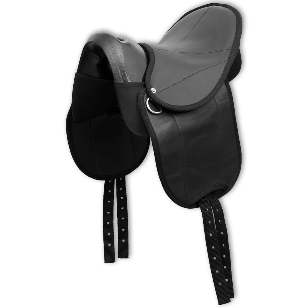 Set șa ponei 10", negru